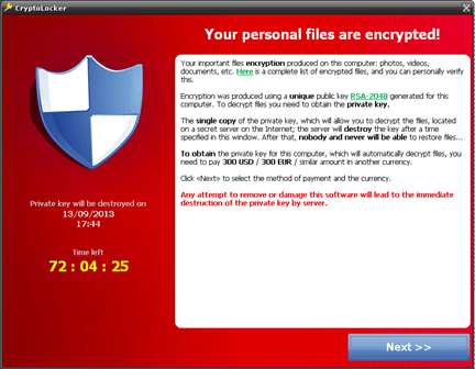 Cryptolocker Veri Kurtarma